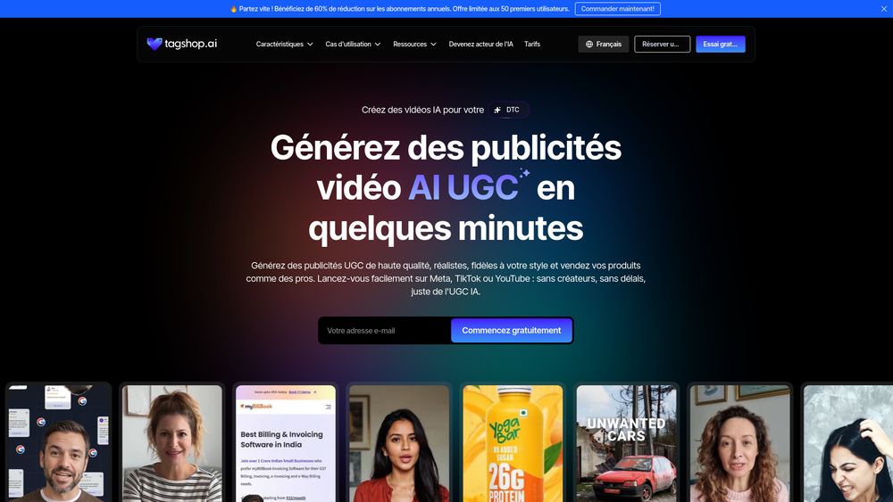 Screenshot of Tagshop AI