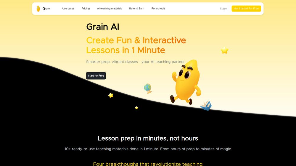 Screenshot of Grain AI Screenshot of Grain AI