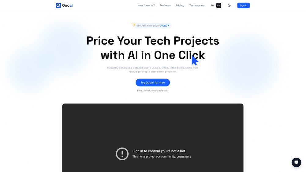 Screenshot of Quoai