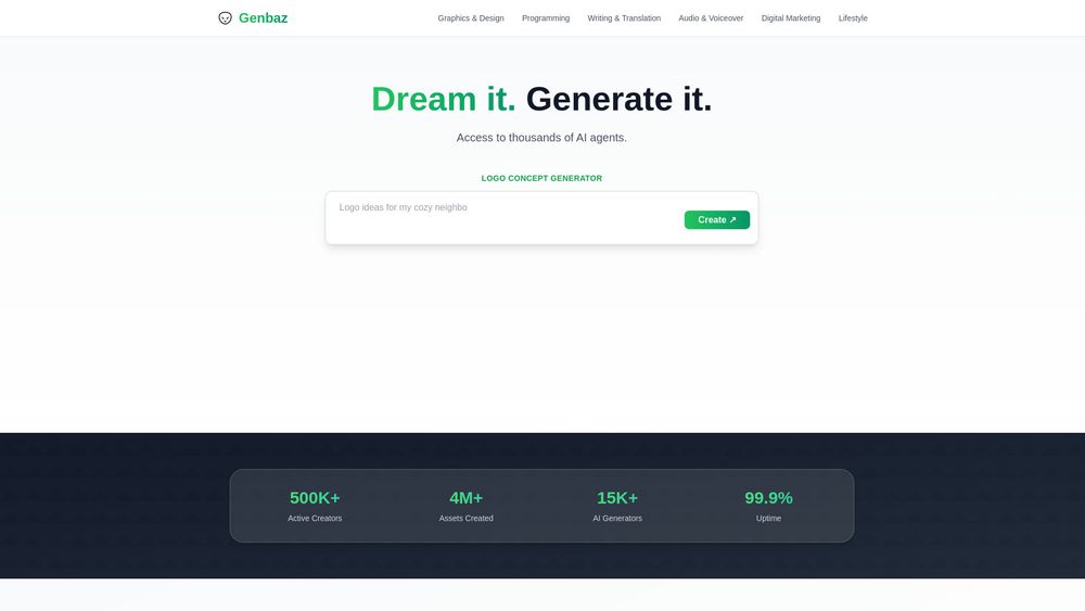 Screenshot of Genbaz