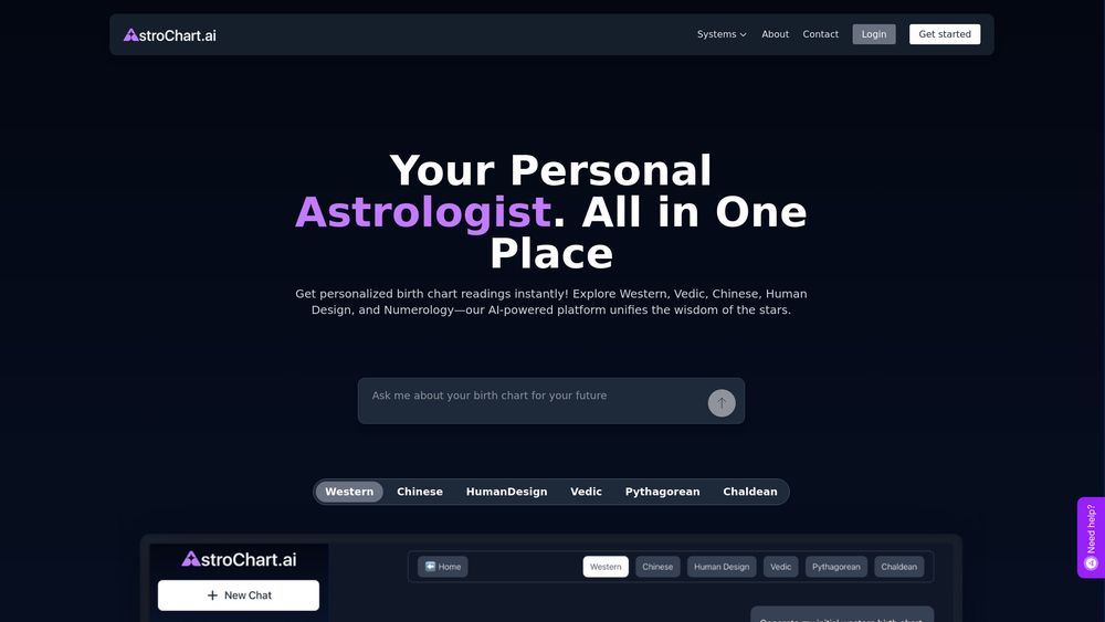 Screenshot of AstroChart.ai