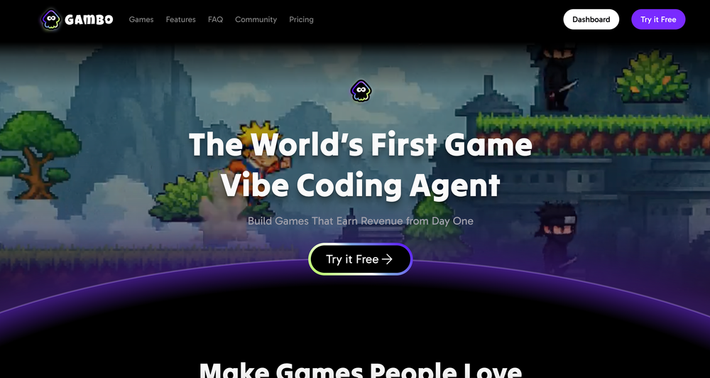 Screenshot of Gambo AI