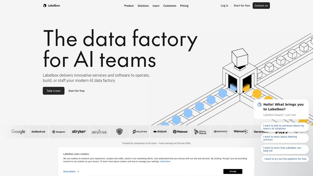 Screenshot of Labelbox