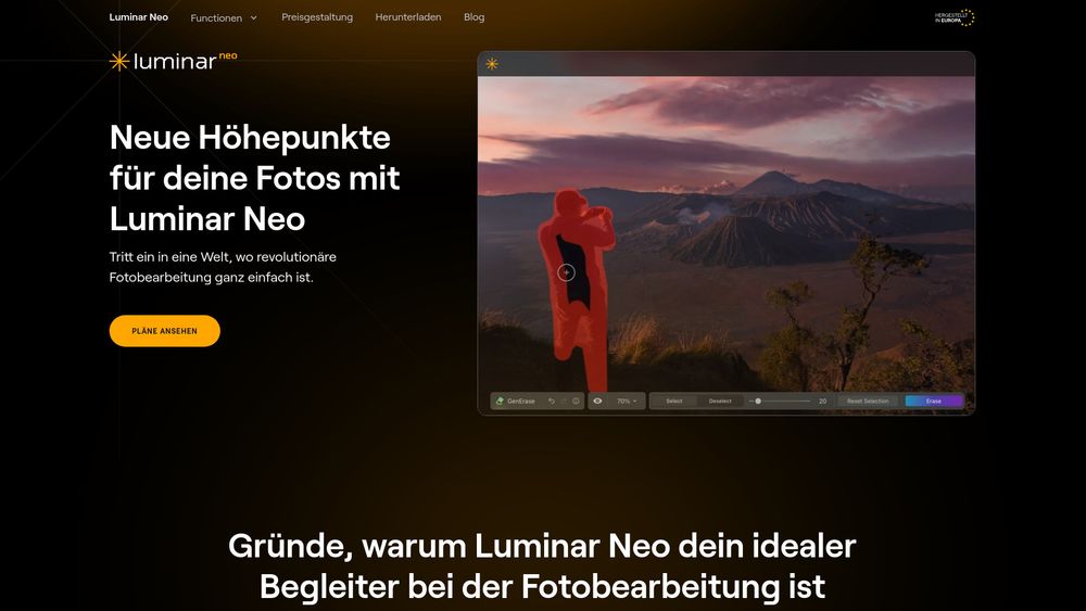 Screenshot of Luminar Neo-