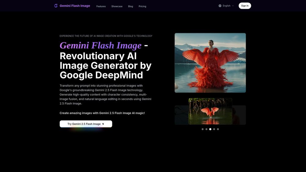 Screenshot of Gemini 2.5 Flash Image