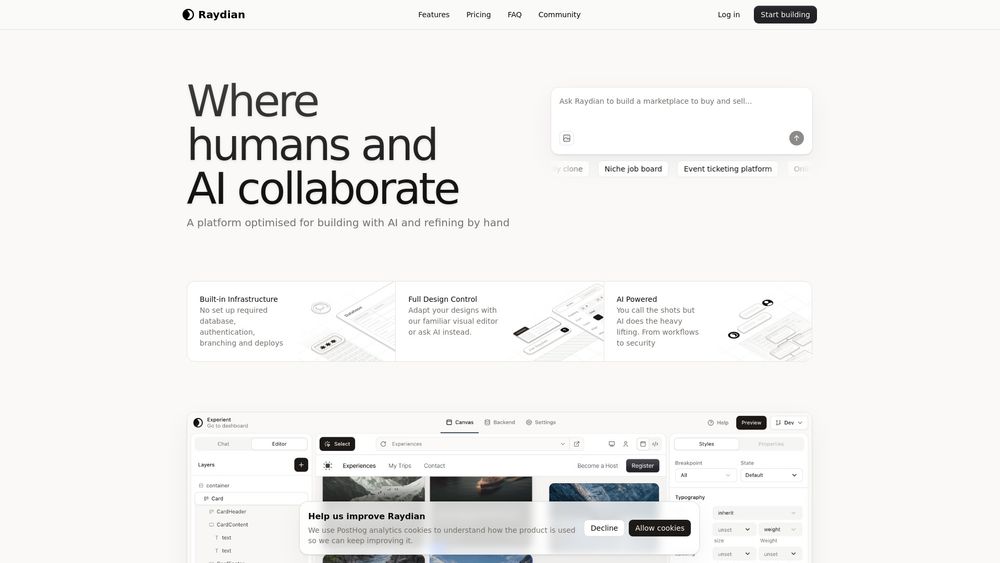 Screenshot of Raydian