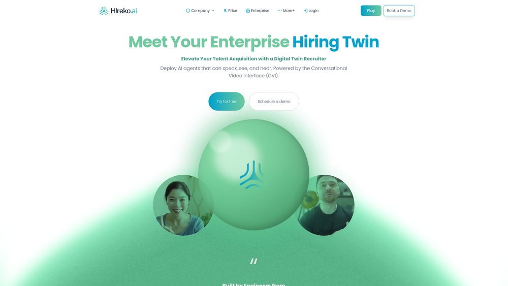 Screenshot of Hireko.Ai Screenshot of Hireko.Ai