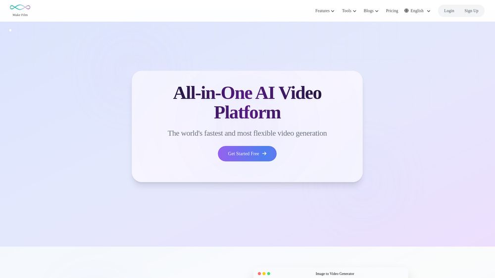 Screenshot of Makefilm