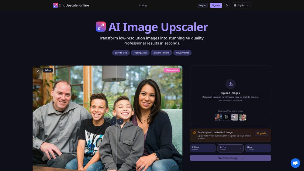 Screenshot of AI Image Upscaler Pro Screenshot of AI Image Upscaler Pro