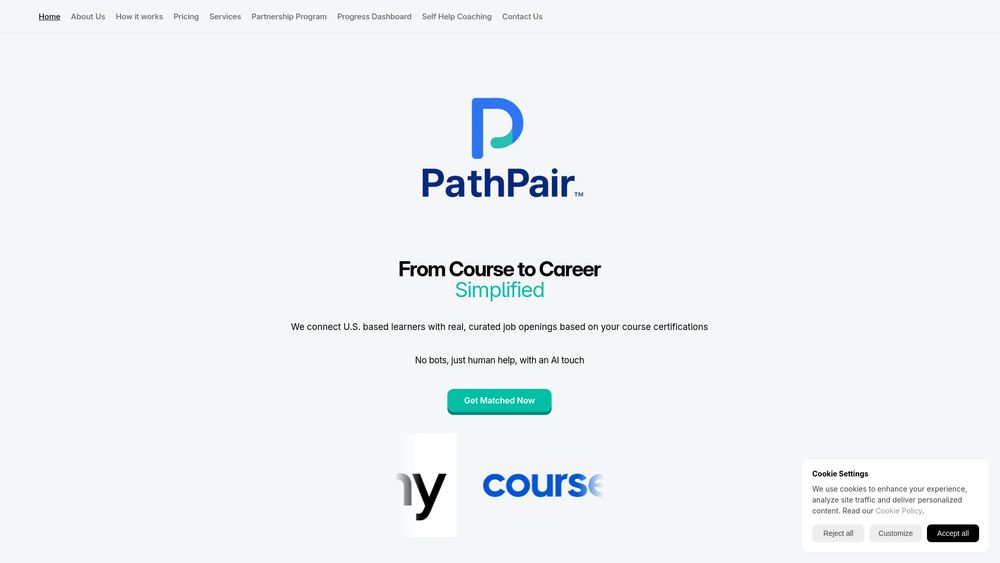 Screenshot of PathPair