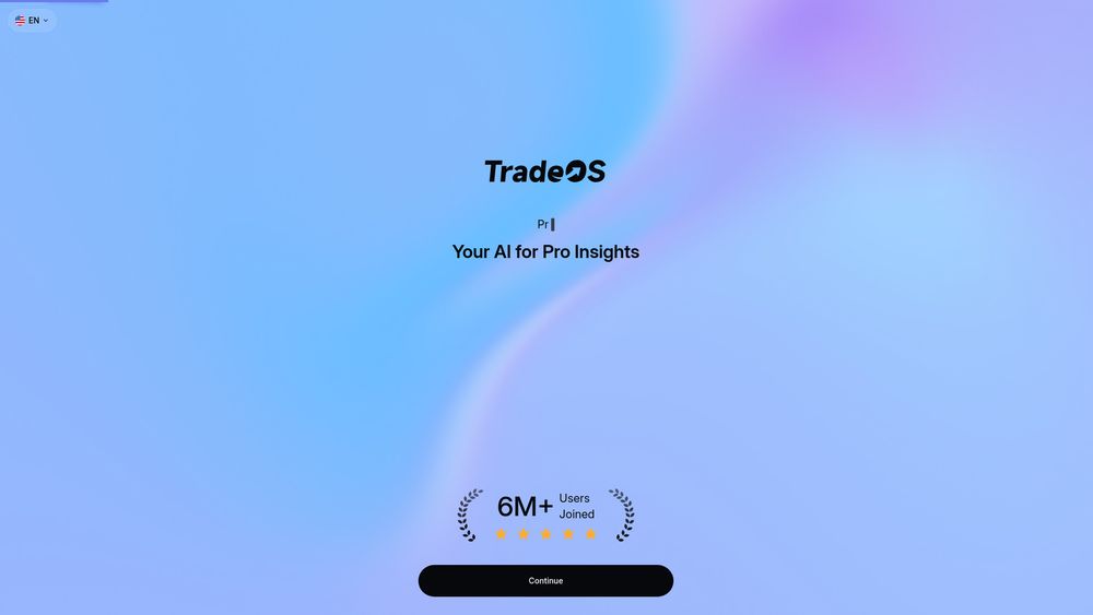 Screenshot of TradeOS AI