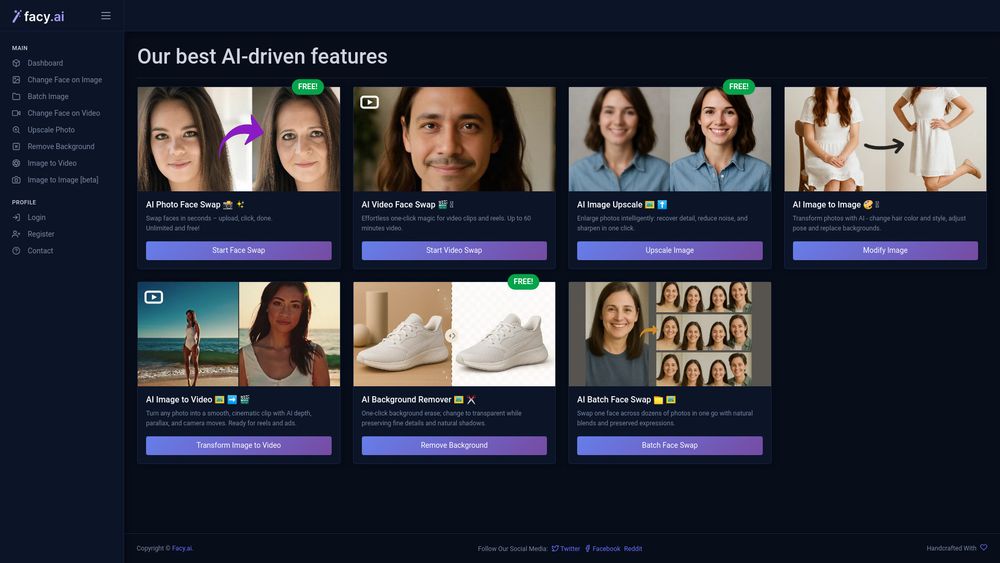 Screenshot of FACY AI - Face Swap Photos & Videos