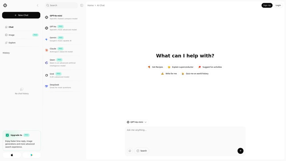 Screenshot of Chatbotai.com