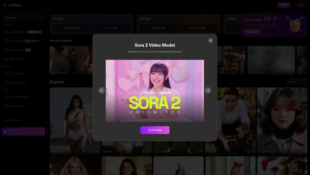 Screenshot of LitVideo Screenshot of LitVideo