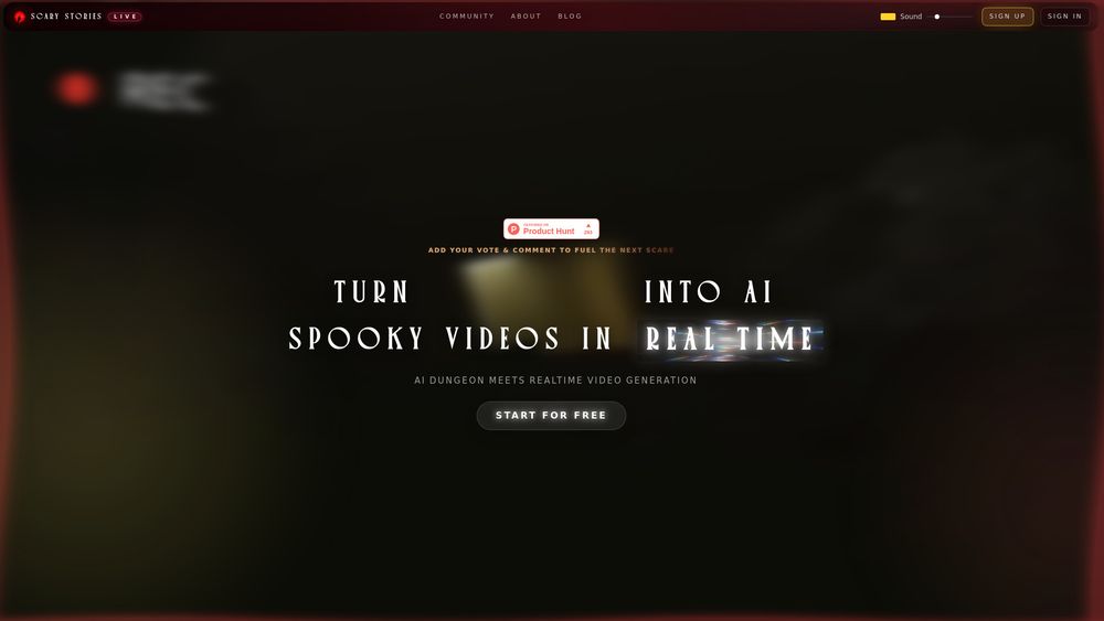 Screenshot of ScaryStories Live