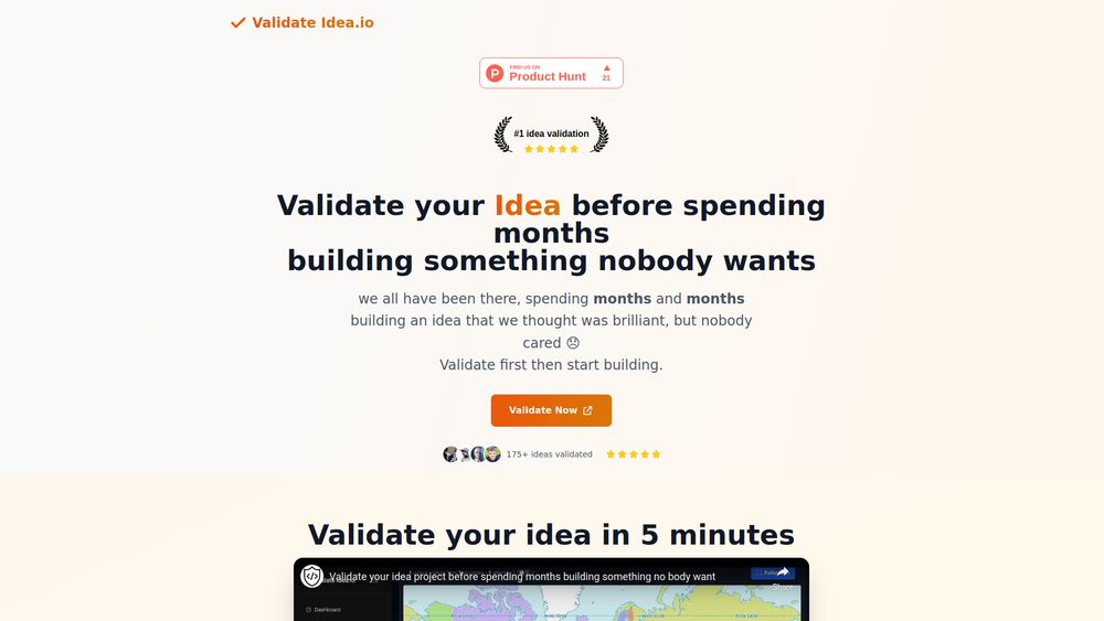 Screenshot of Validate Your Idea Before Building