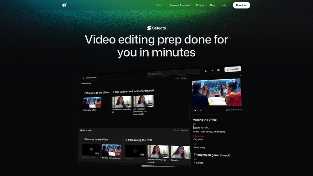 Screenshot of Selects