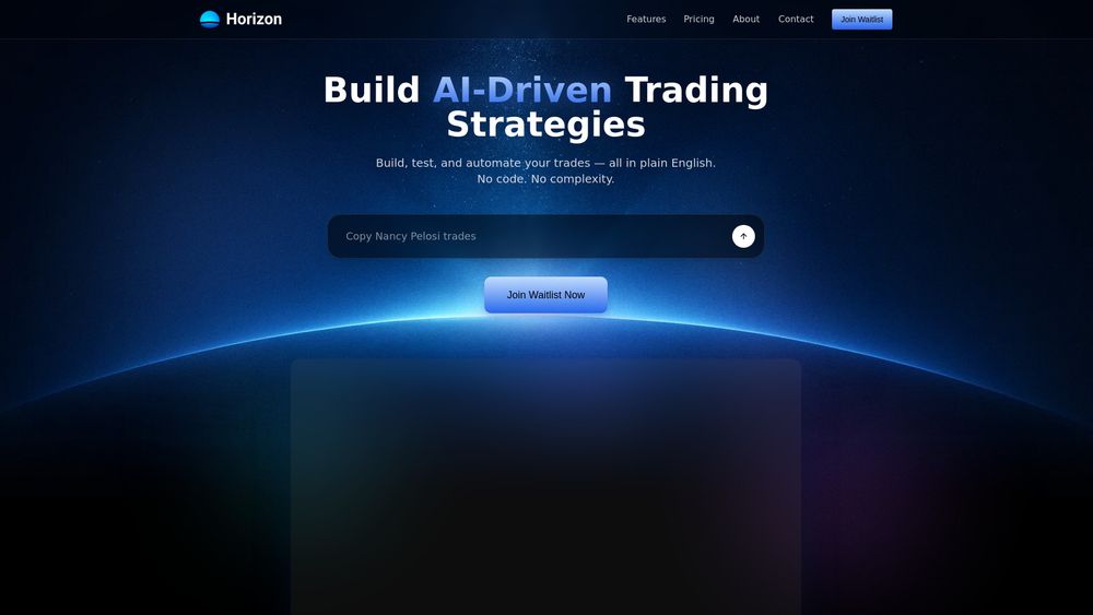 Screenshot of Horizon