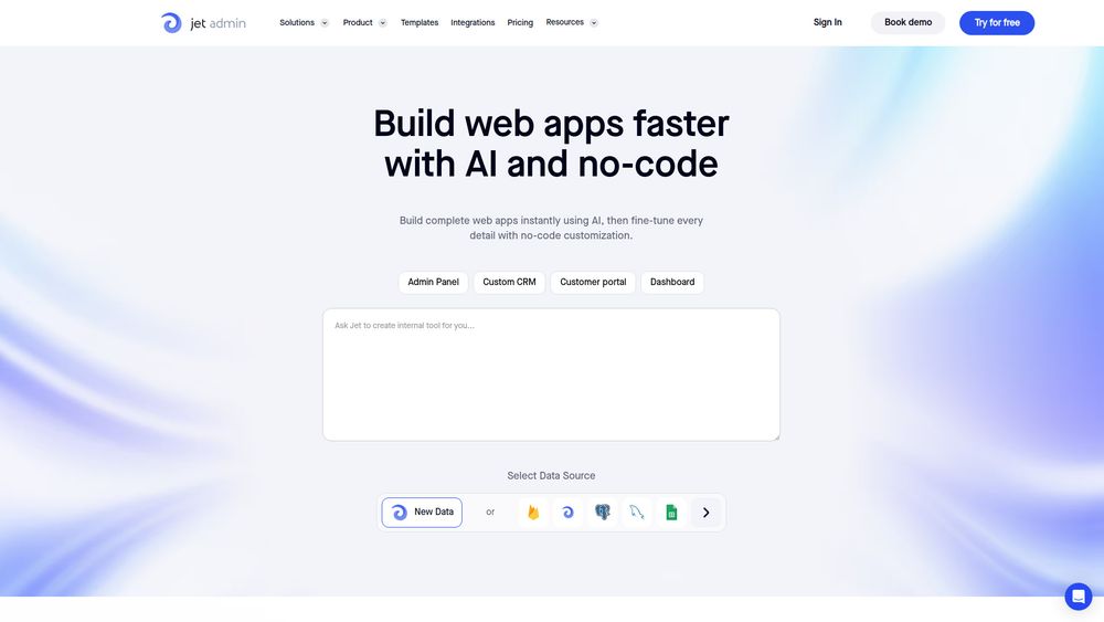 Screenshot of Jet Admin