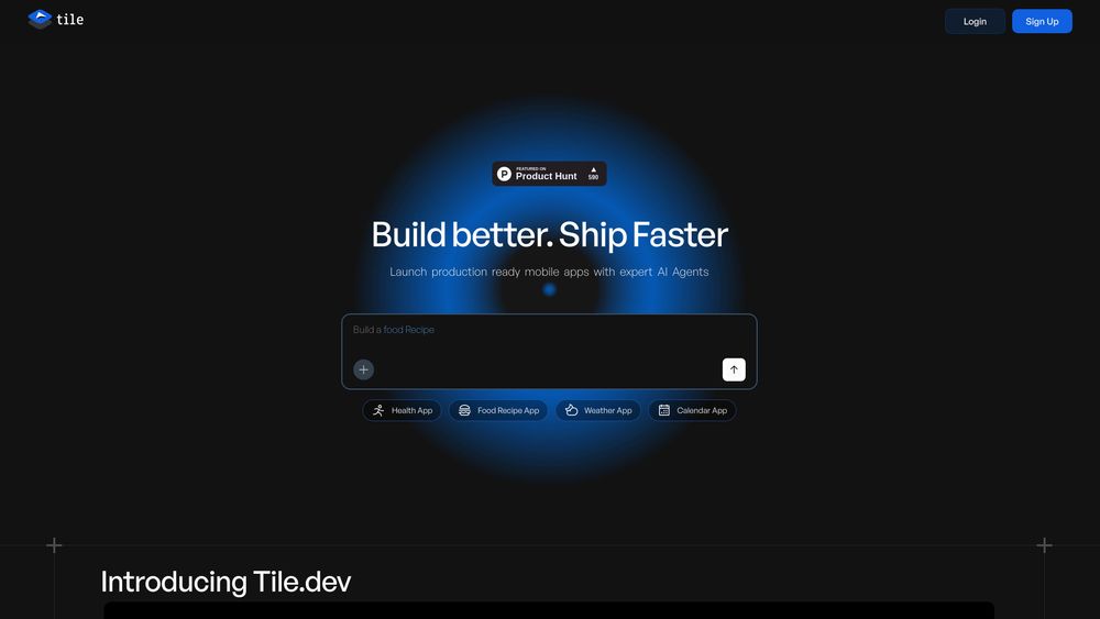 Screenshot of Tile