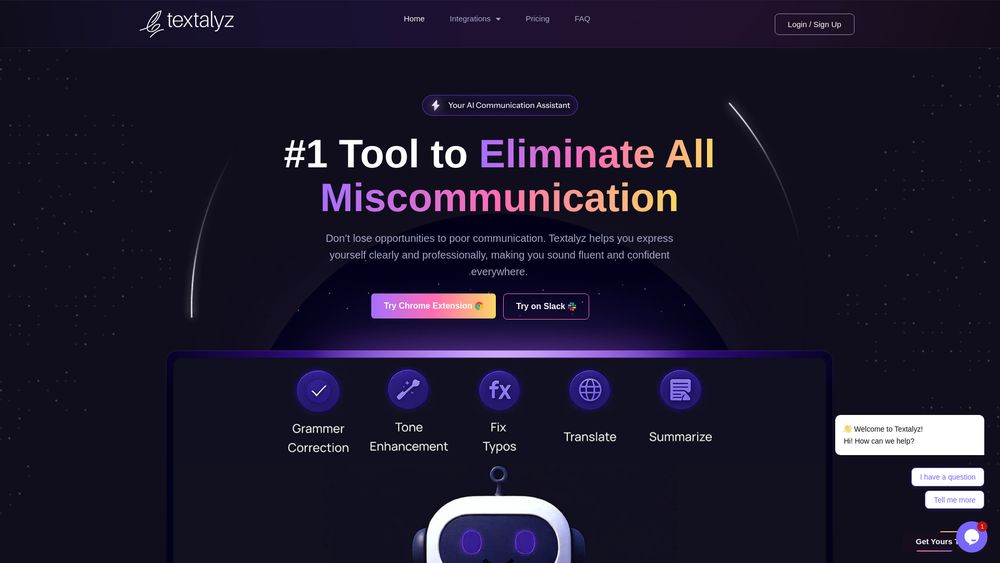 Screenshot of Textalyz