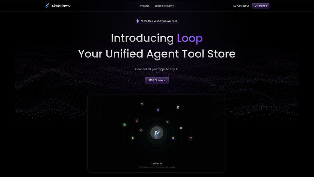 Screenshot of Loop MCP by SimpliflowAI