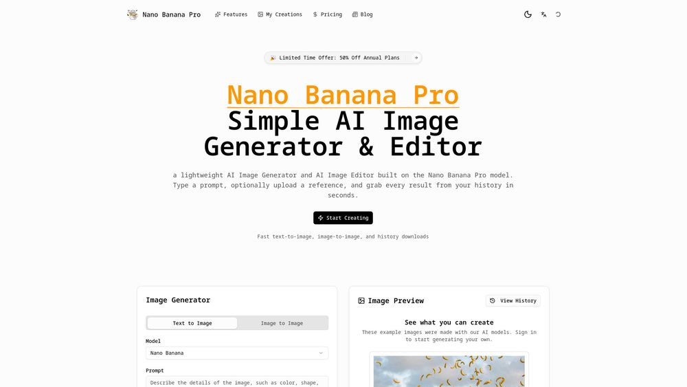 Screenshot of Nano Banana Pro - AI Image Generator & Editor Screenshot of Nano Banana Pro - AI Image Generator & Editor