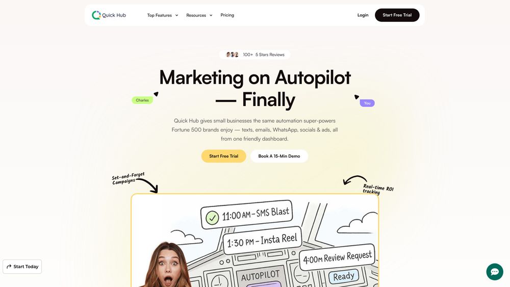 Screenshot of Quick Hub