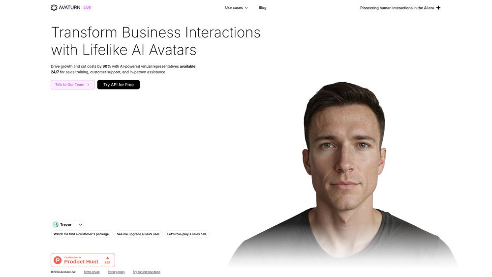 Screenshot of Avaturn Live