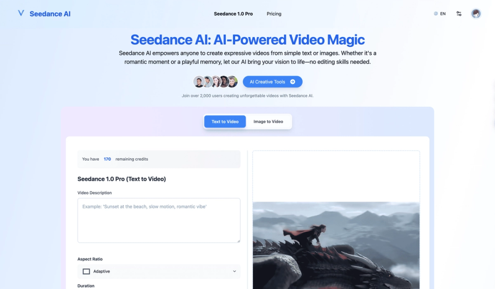 image of Seedance AI