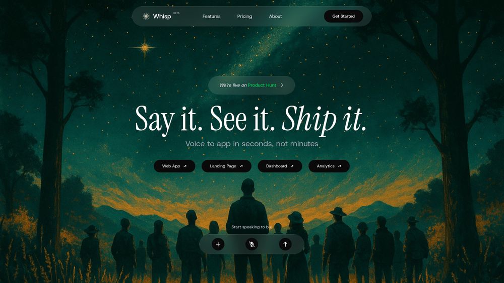 Screenshot of Whisp