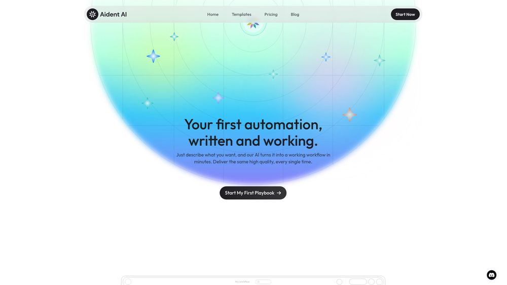 Screenshot of Aident AI Screenshot of Aident AI