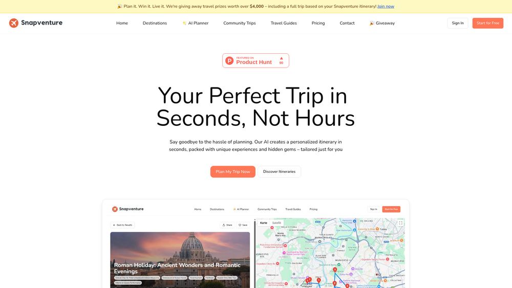 Screenshot of Snapventure