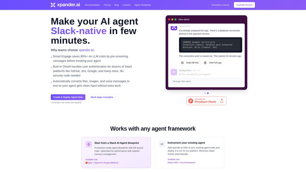 Screenshot of xpander.ai