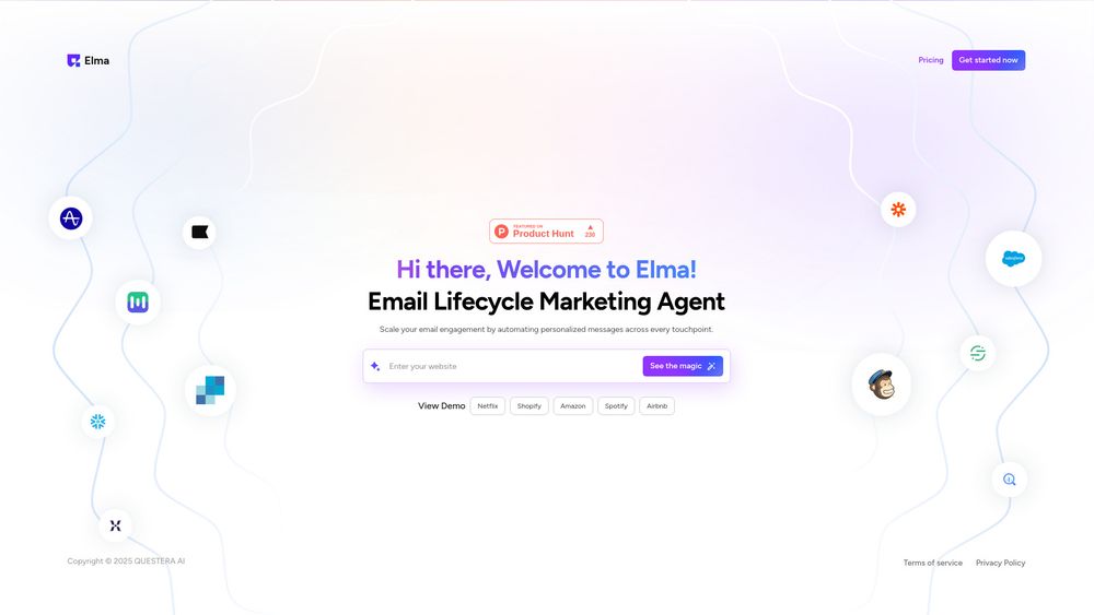 Screenshot of ELMA - Ultimate Email Agent