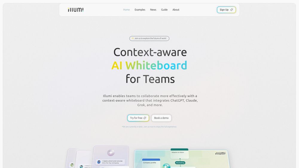 Screenshot of illumi