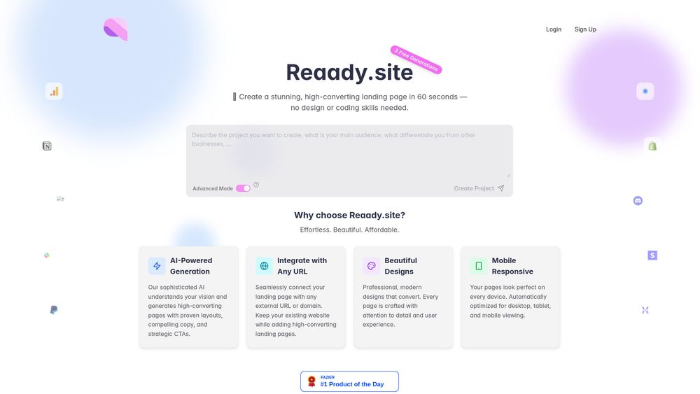 Screenshot of Reaady.site