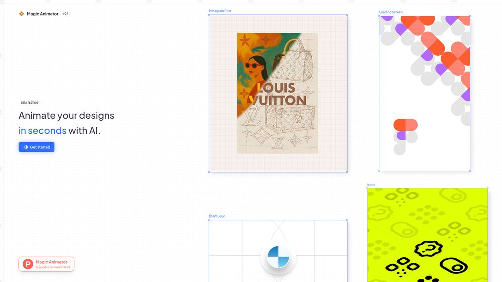 Screenshot of Lottielab (Magic Animator - now live)