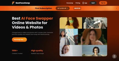 Screenshot of BestFaceSwap