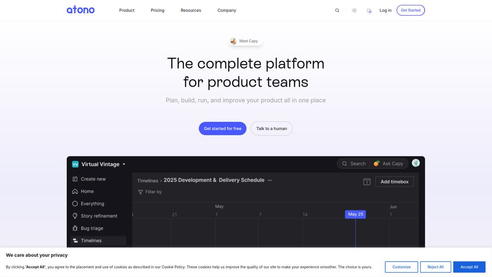 Screenshot of Atono Screenshot of Atono