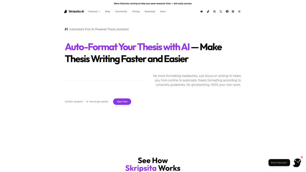 Screenshot of Skripsita Ai Screenshot of Skripsita Ai