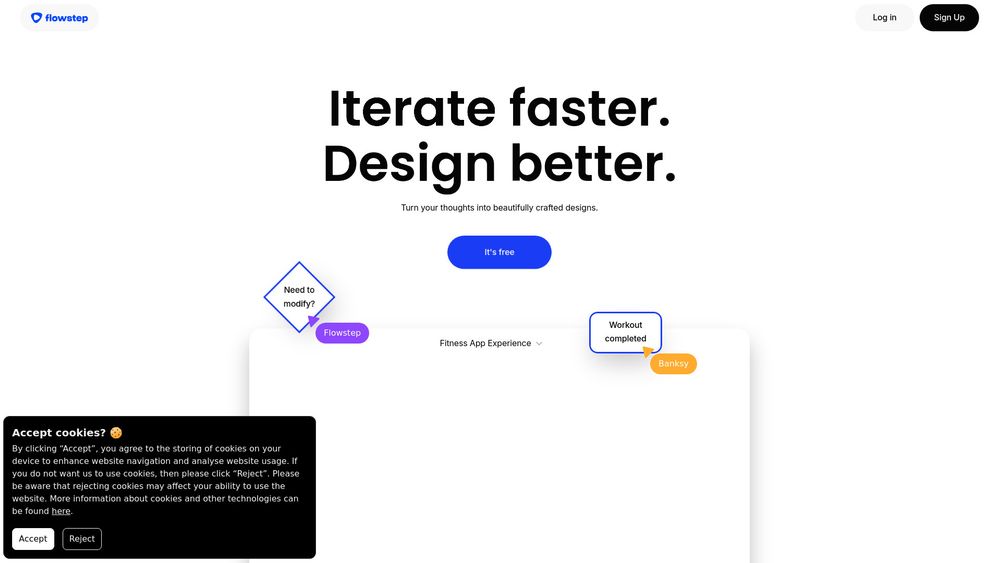 Screenshot of Flowstep