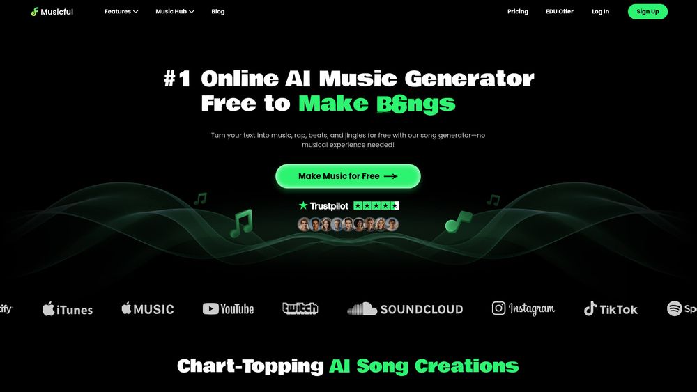 Screenshot of Musicful