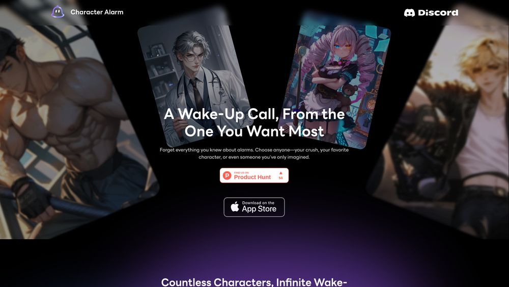 Screenshot of Character Alarm