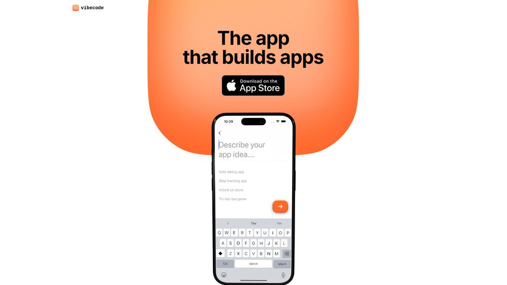Screenshot of Vibecode