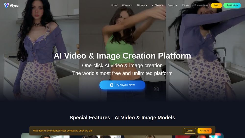 Screenshot of Viyou AI