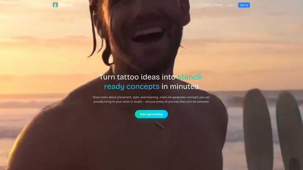 Screenshot of Make Ink