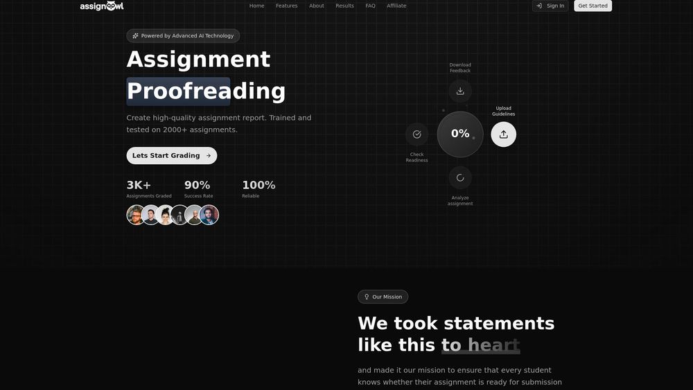 Screenshot of AssignOwl