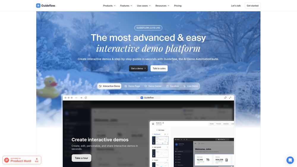 Screenshot of Guideflow