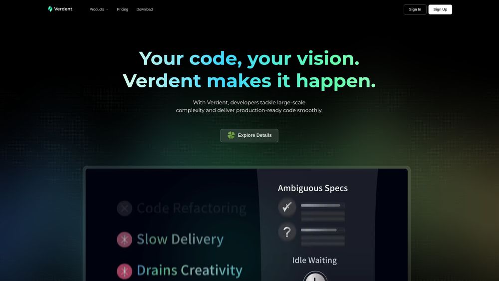 Screenshot of Verdent Deck